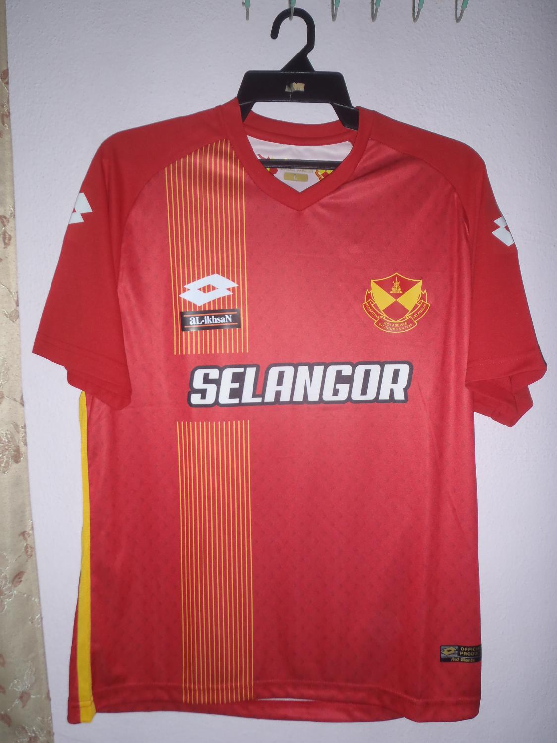 maillot équipe de selangor fa domicile 2017 rétro