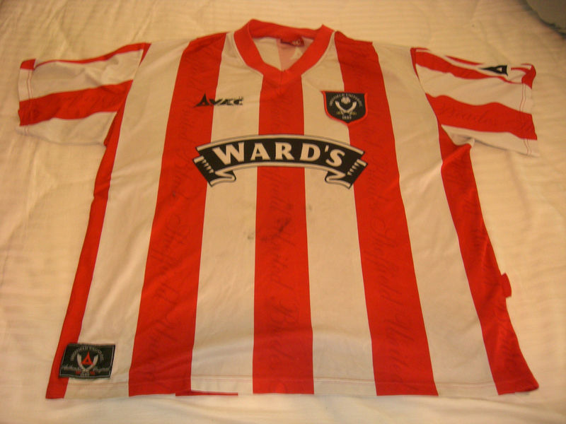 maillot équipe de sheffield united domicile 1996-1997 rétro