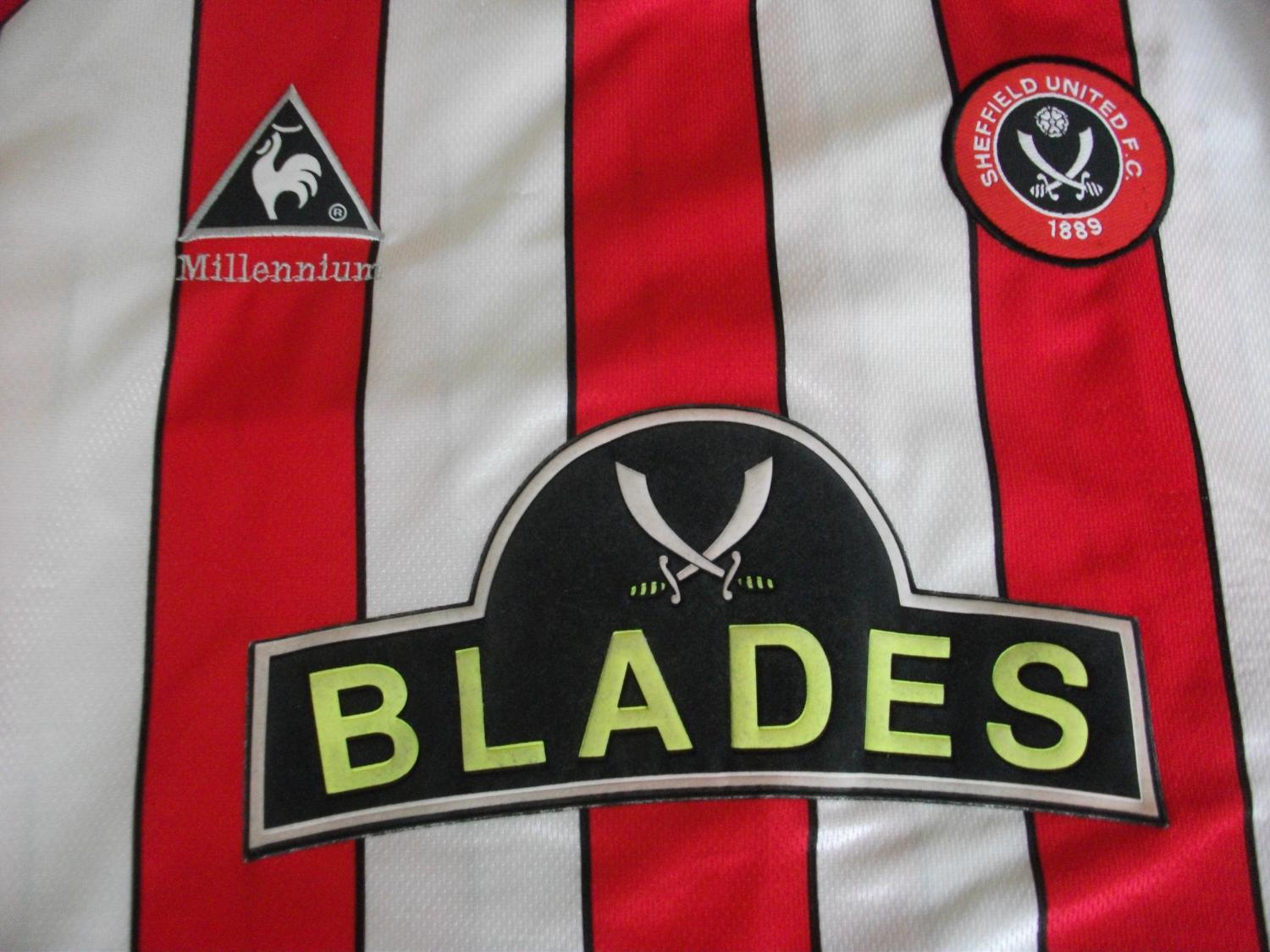 maillot équipe de sheffield united domicile 1999-2000 rétro