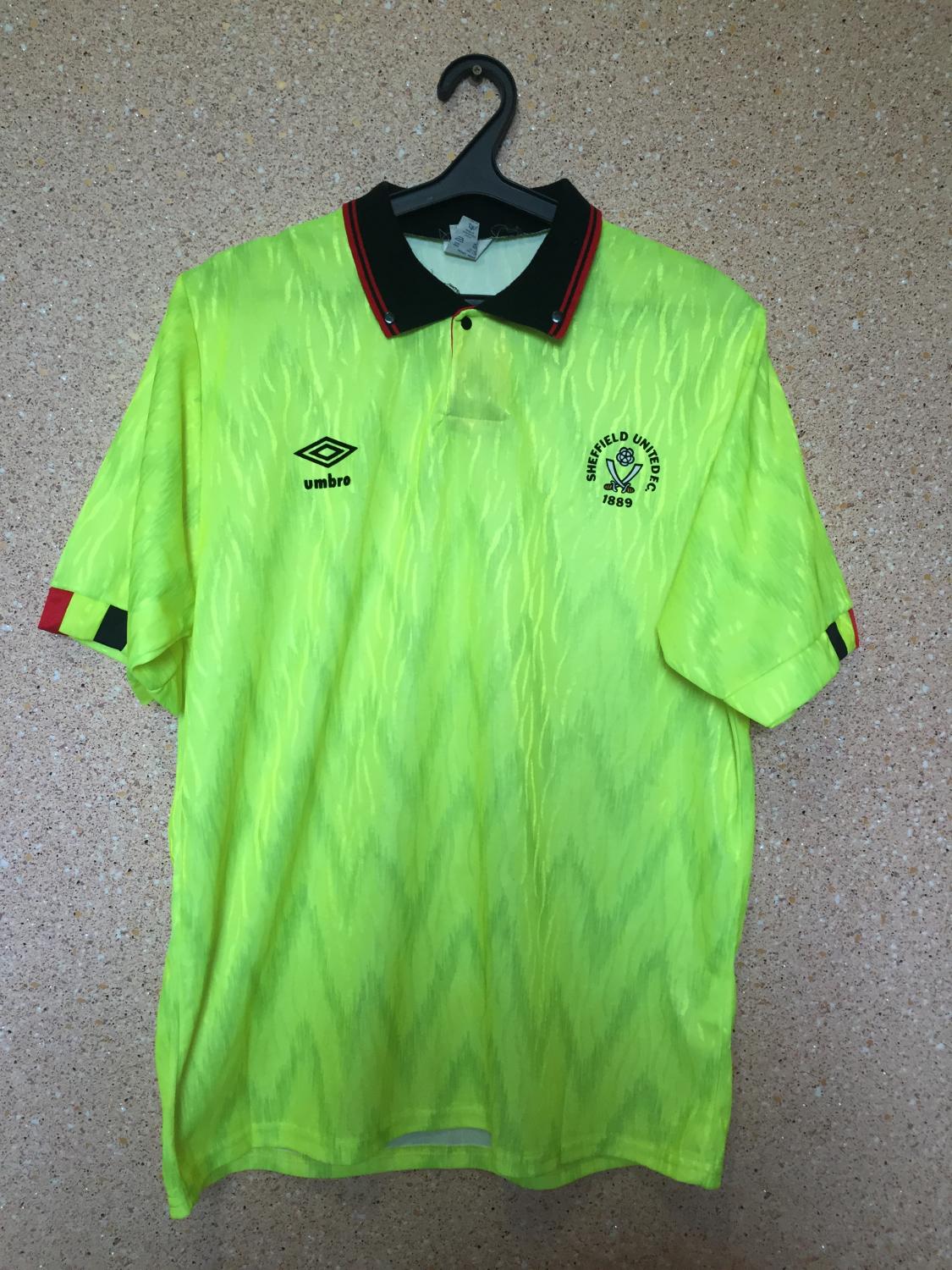 maillot équipe de sheffield united exterieur 1989-1991 rétro