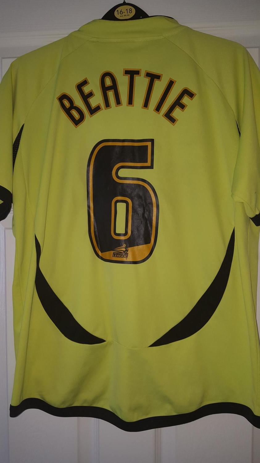 maillot équipe de sheffield united exterieur 2007-2008 rétro