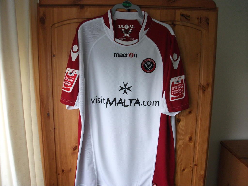 maillot équipe de sheffield united exterieur 2009-2010 rétro