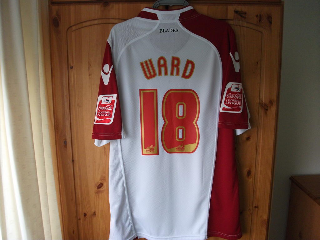 maillot équipe de sheffield united exterieur 2009-2010 rétro