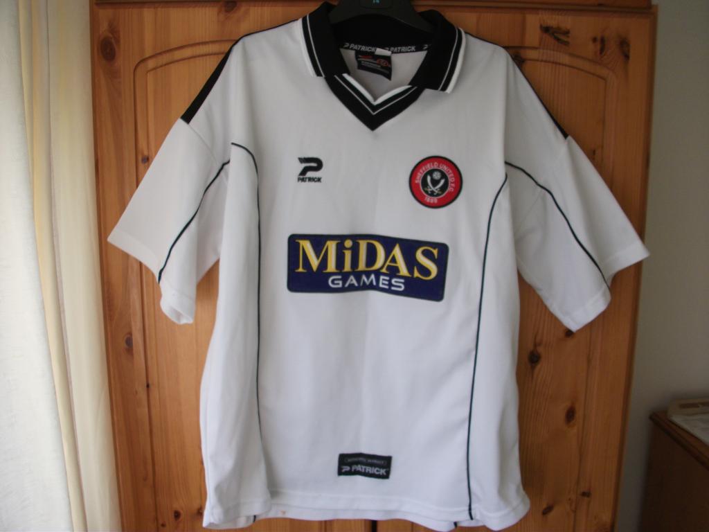 maillot équipe de sheffield united third 2000-2002 rétro