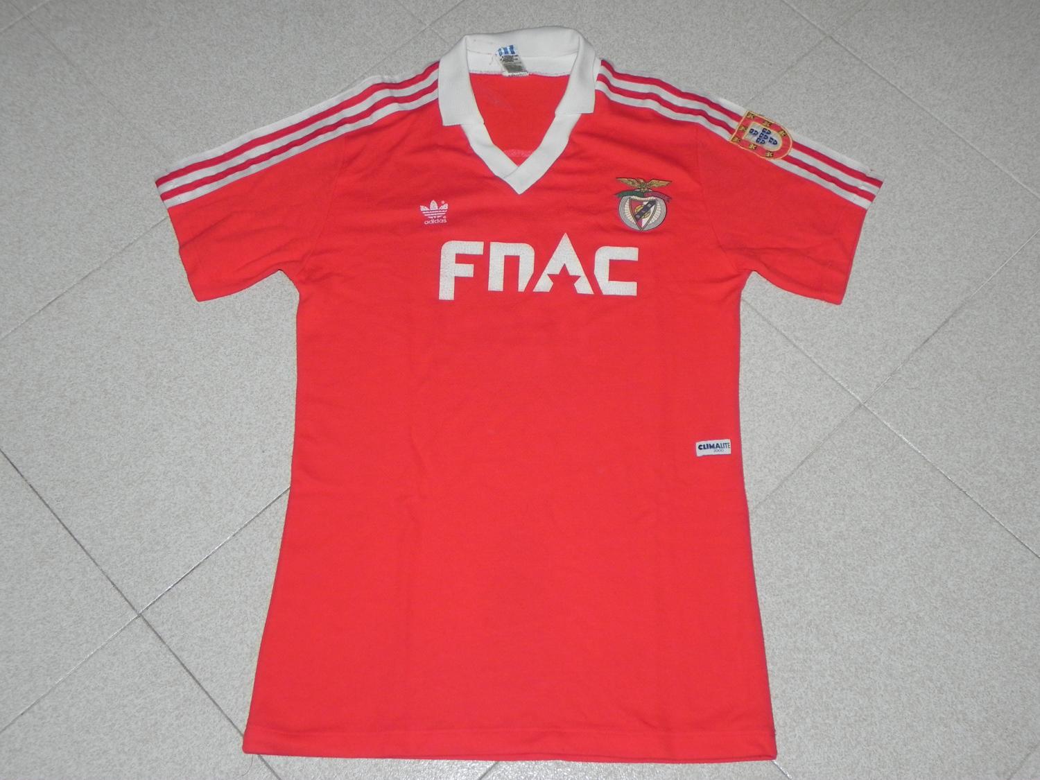 maillot équipe de sl benfica domicile 1989-1990 pas cher