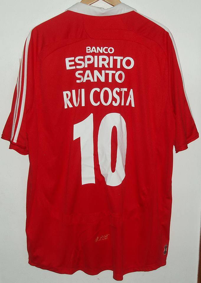 maillot équipe de sl benfica domicile 2007-2008 pas cher