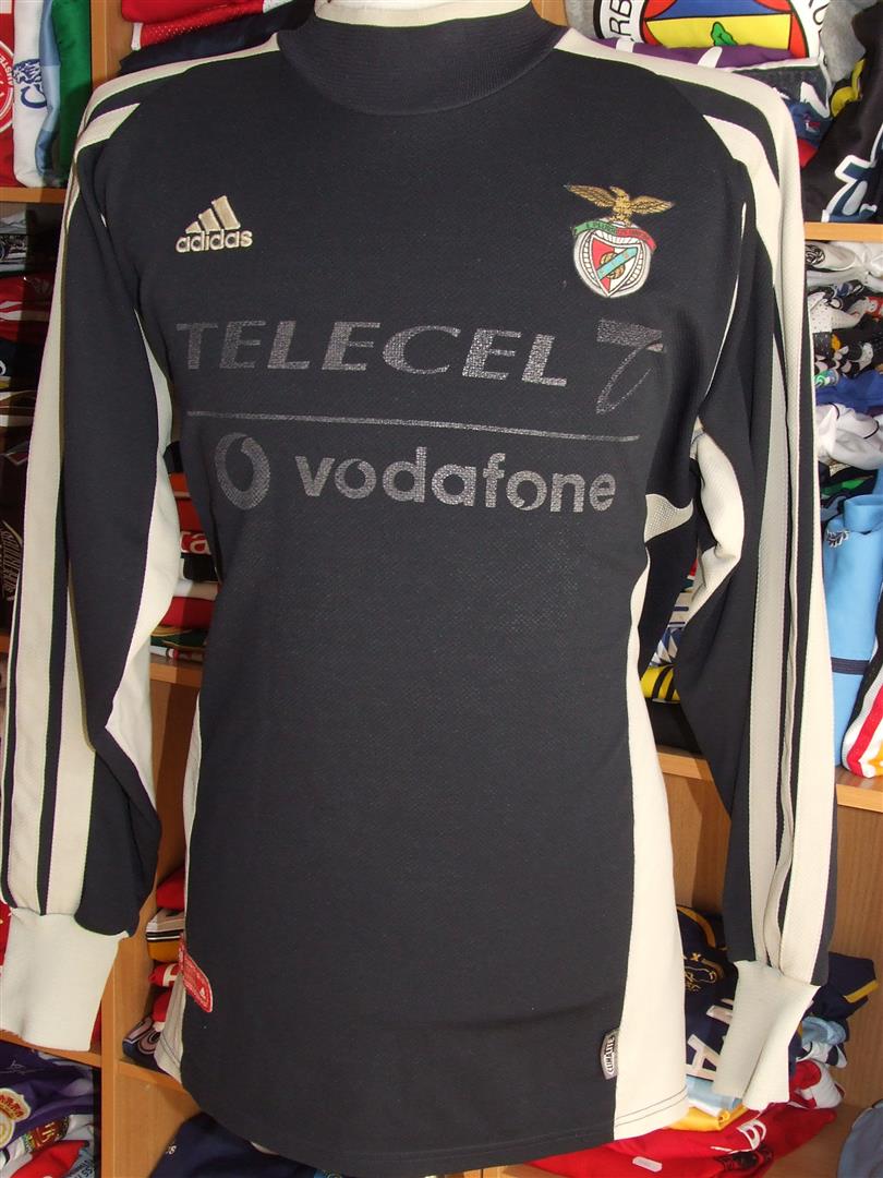 maillot équipe de sl benfica gardien 2001-2002 pas cher