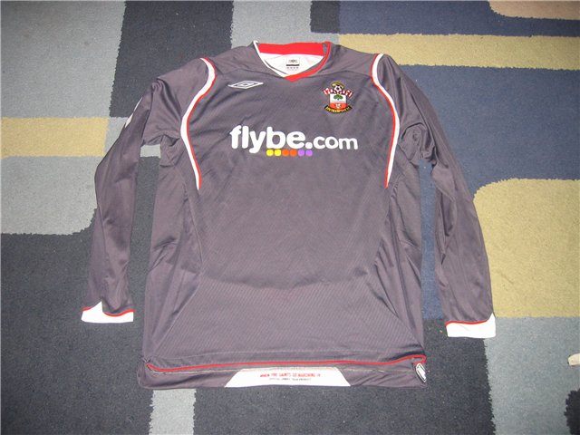 maillot équipe de southampton fc exterieur 2008-2009 rétro