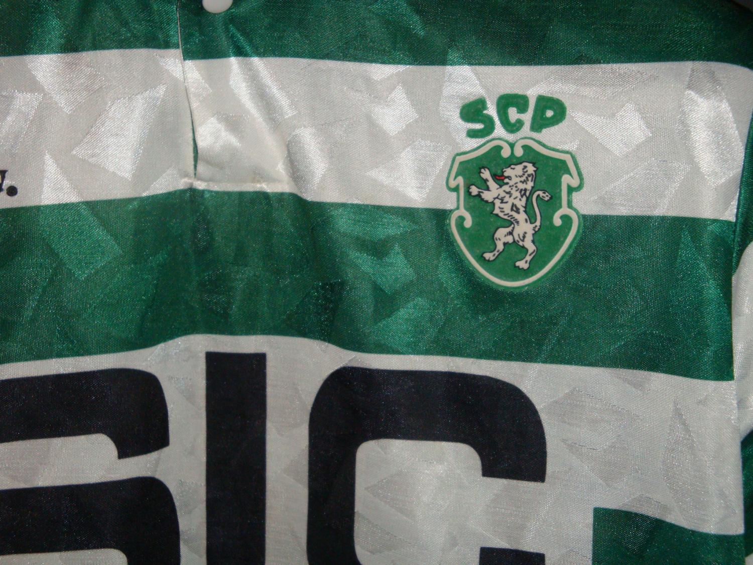 maillot équipe de sporting cp domicile 1995 pas cher