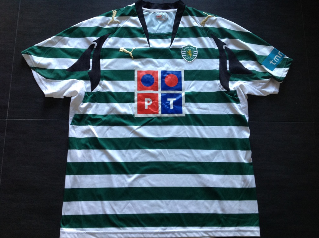 maillot équipe de sporting cp domicile 2007-2008 pas cher