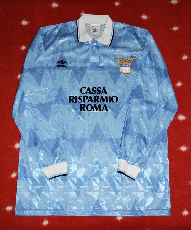 maillot équipe de ss lazio domicile 1990-1991 rétro