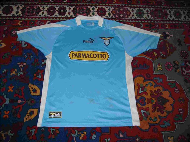 maillot équipe de ss lazio domicile 2003-2004 pas cher