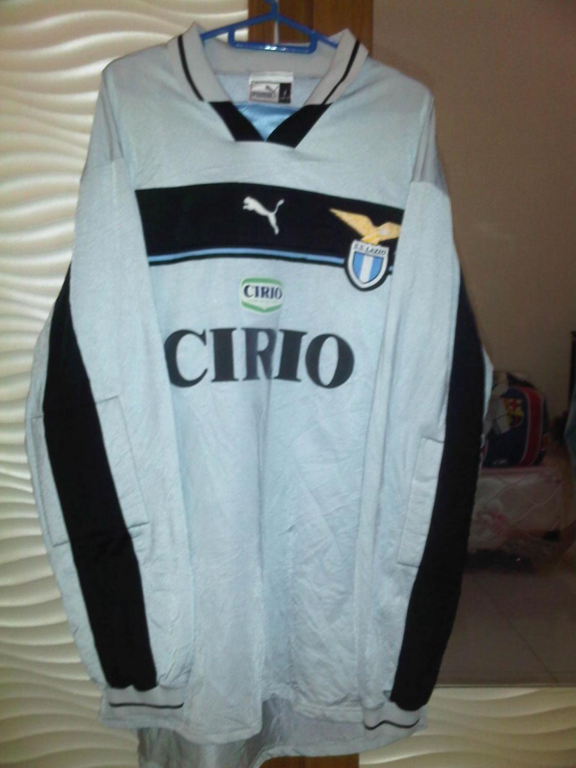 maillot équipe de ss lazio gardien 1998-2000 pas cher