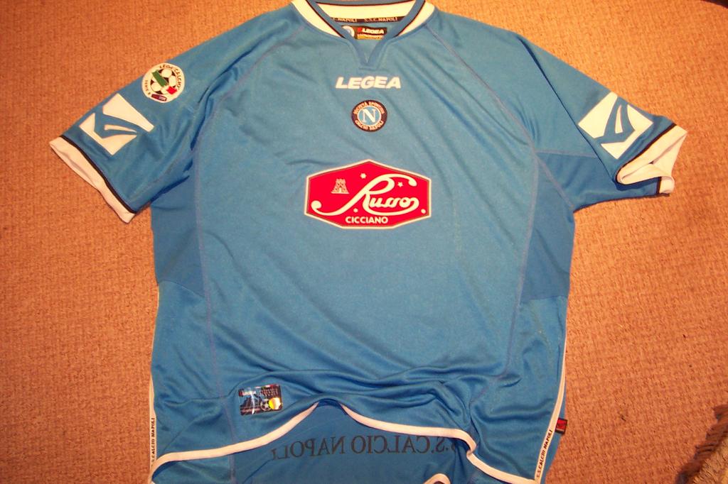 maillot équipe de ssc naples domicile 2003-2004 rétro