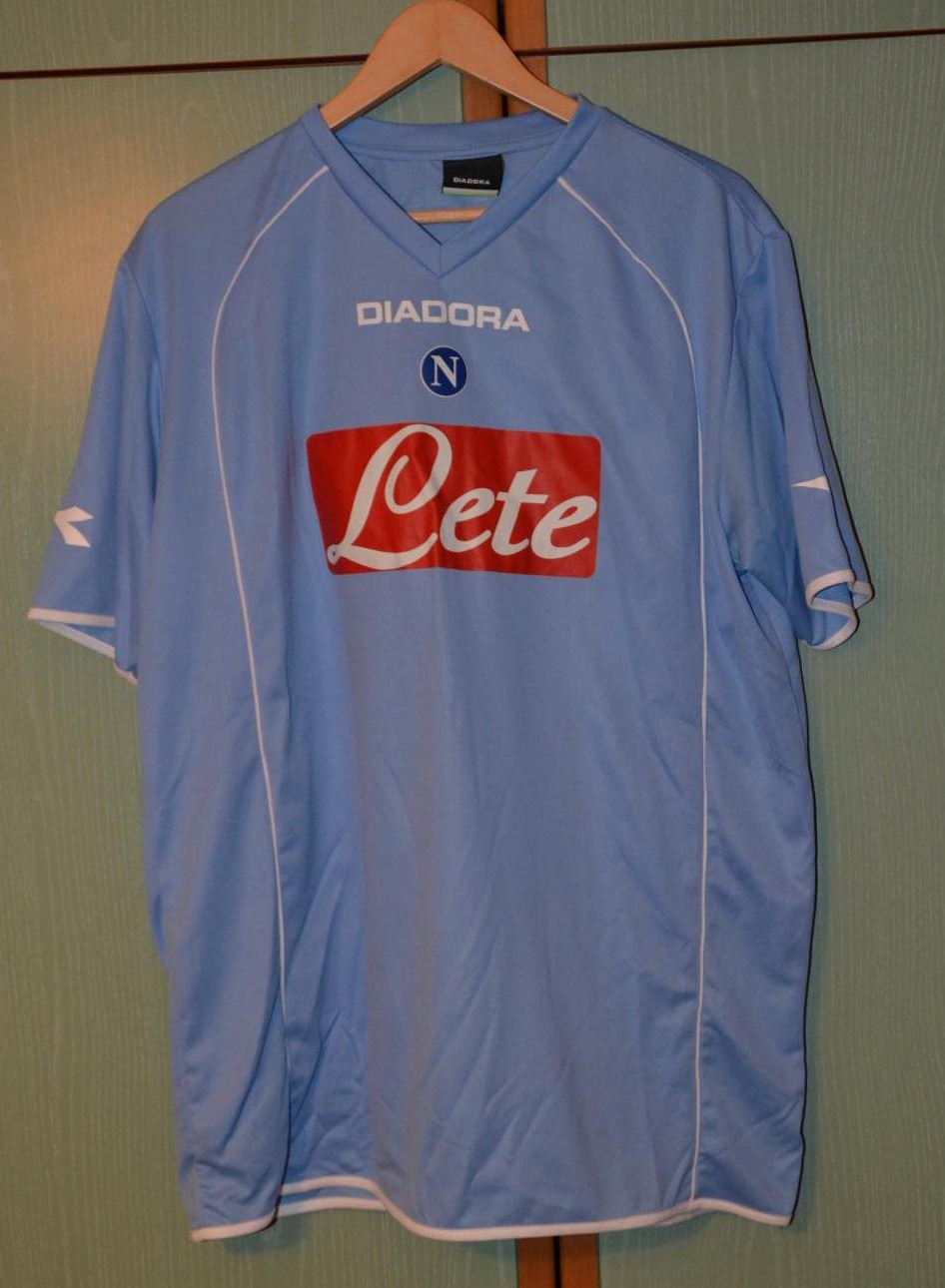 maillot équipe de ssc naples domicile 2006-2007 rétro