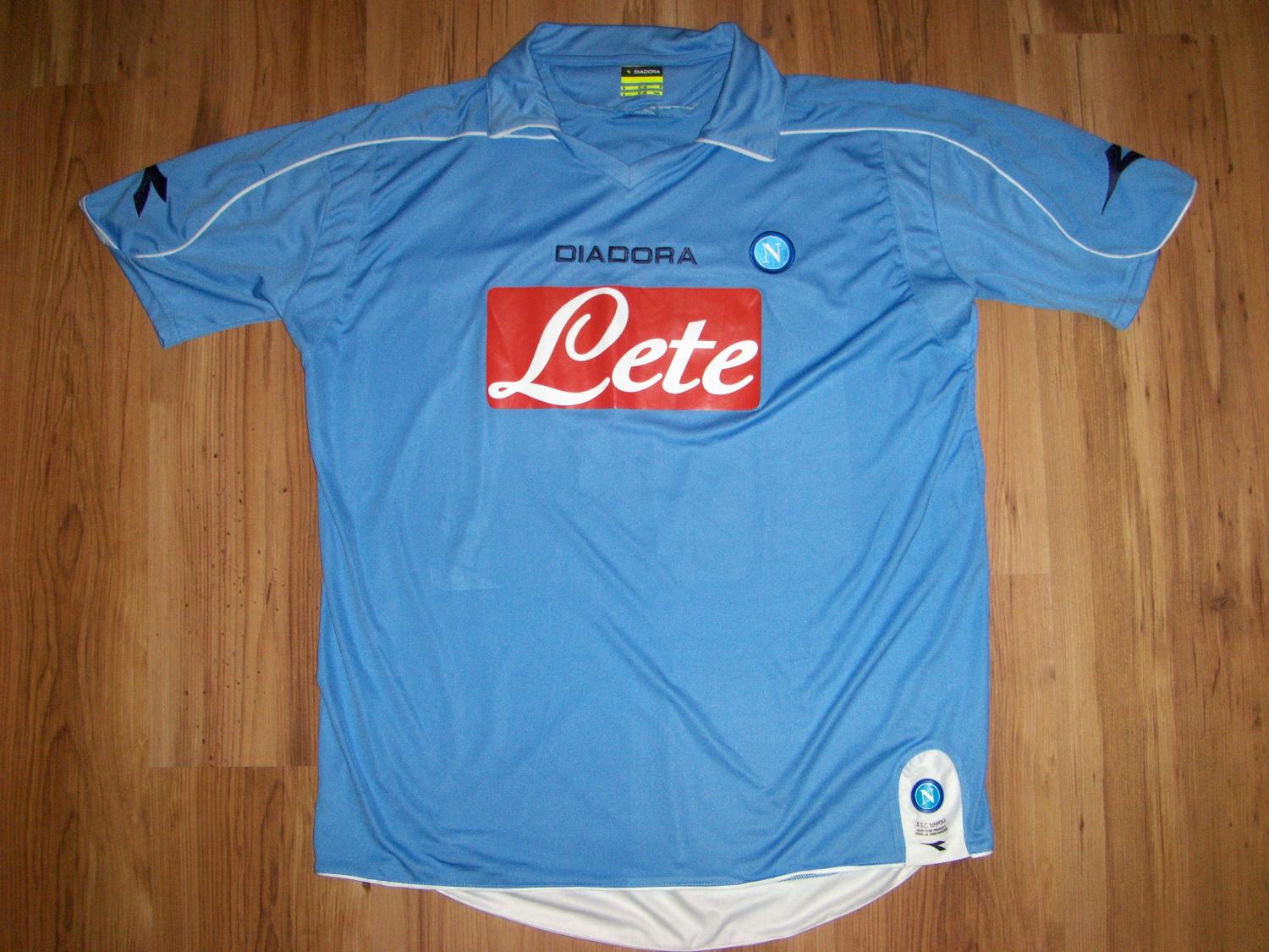 maillot équipe de ssc naples domicile 2008-2009 rétro