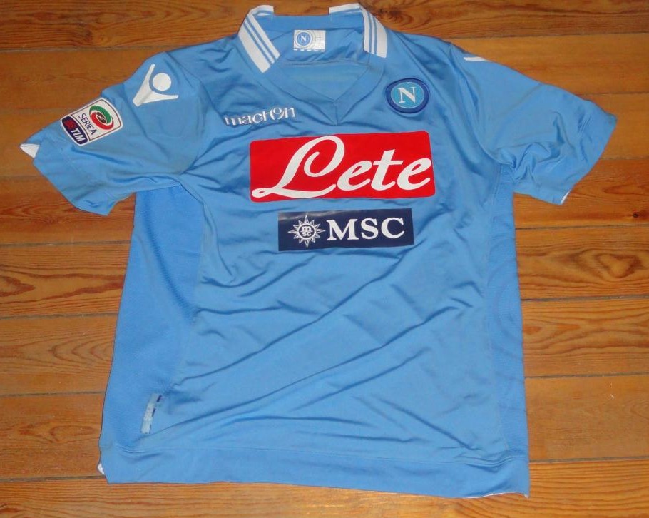 maillot équipe de ssc naples domicile 2013-2014 rétro