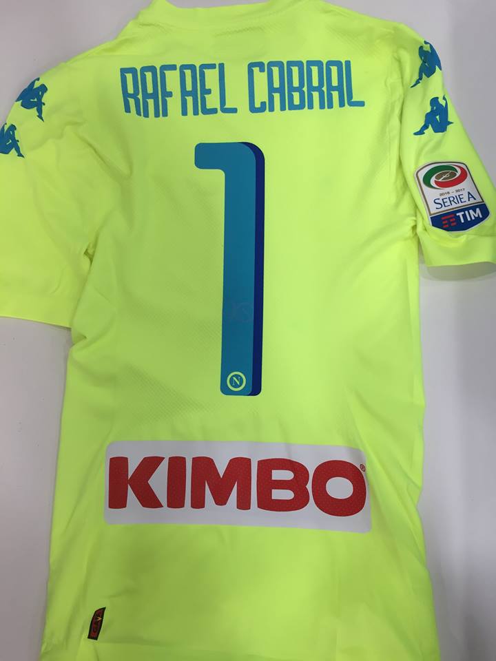 maillot équipe de ssc naples gardien 2016-2017 rétro