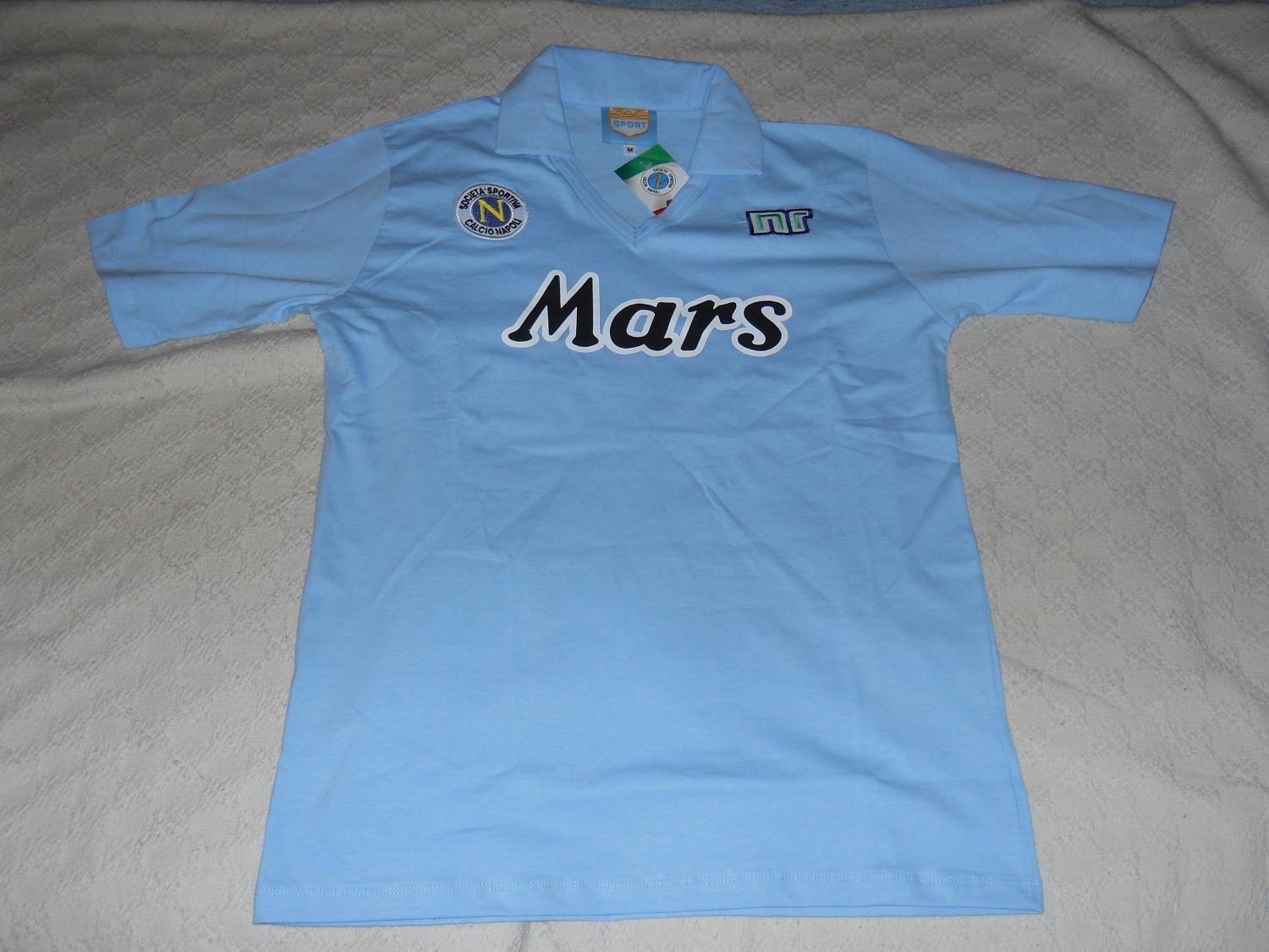 maillot équipe de ssc naples réplique 1989-1990 pas cher