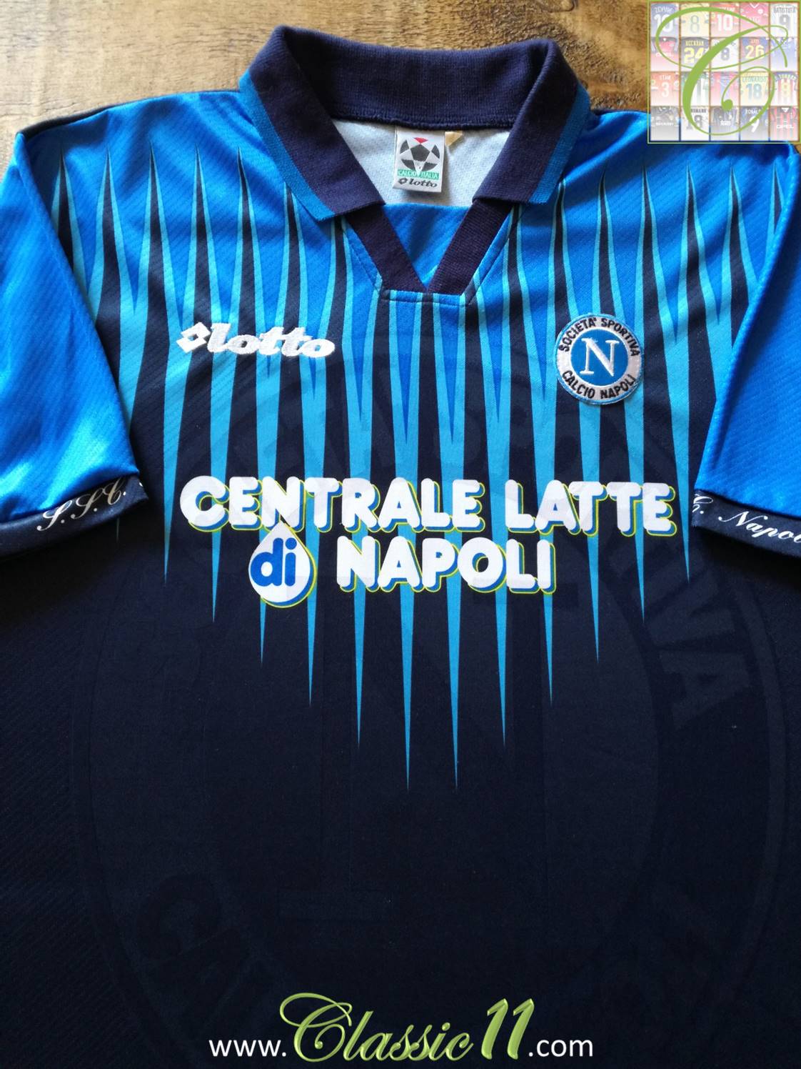 maillot équipe de ssc naples third 1996-1997 rétro