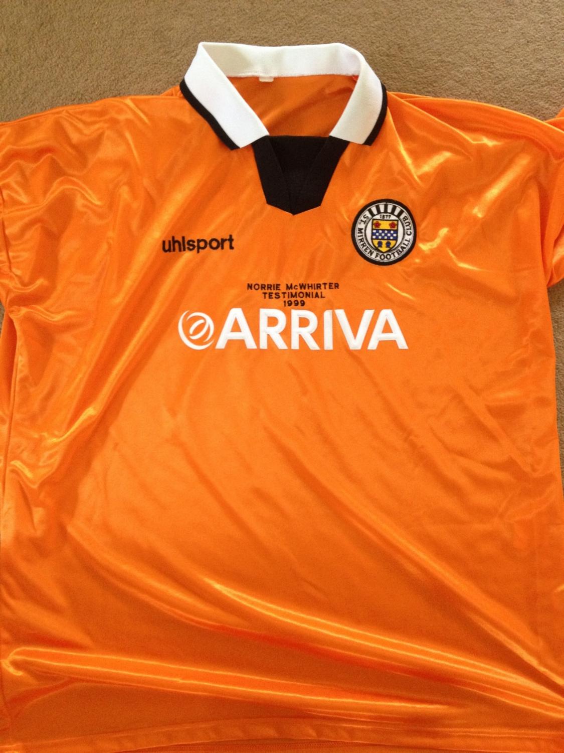 maillot équipe de st. mirren fc exterieur 1998-1999 pas cher