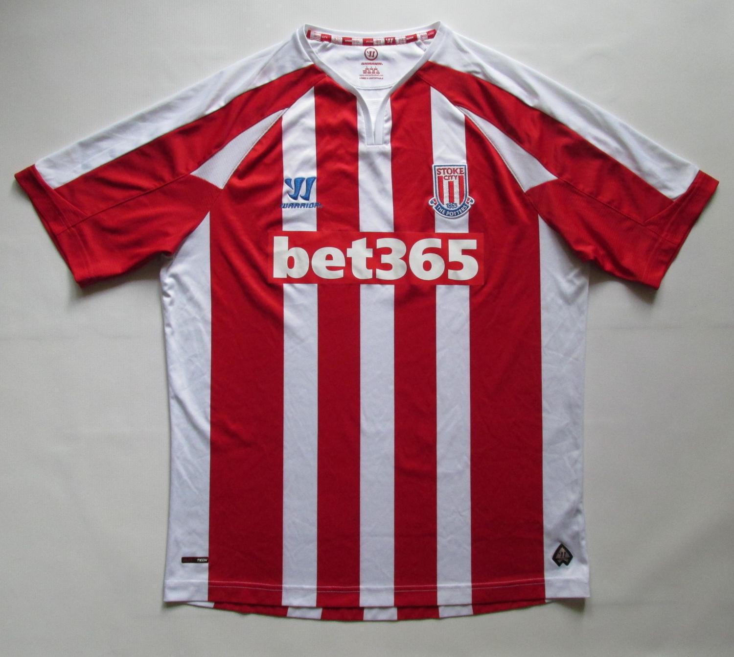 maillot équipe de stoke city fc domicile 2014-2015 rétro