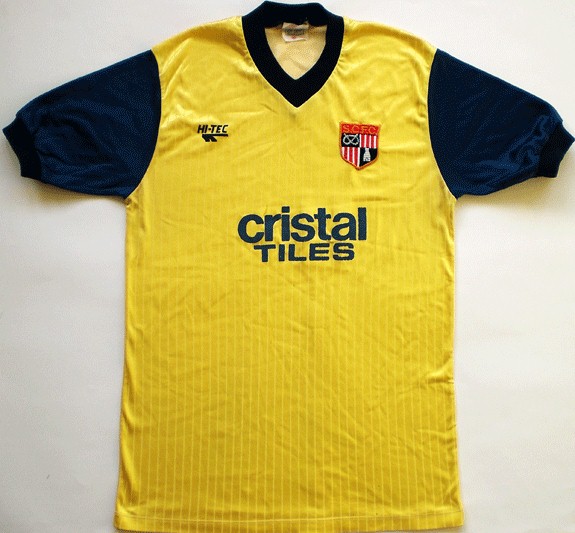 maillot équipe de stoke city fc exterieur 1986-1987 pas cher