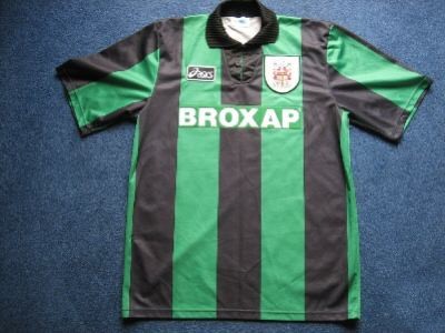 maillot équipe de stoke city fc exterieur 1995-1996 rétro