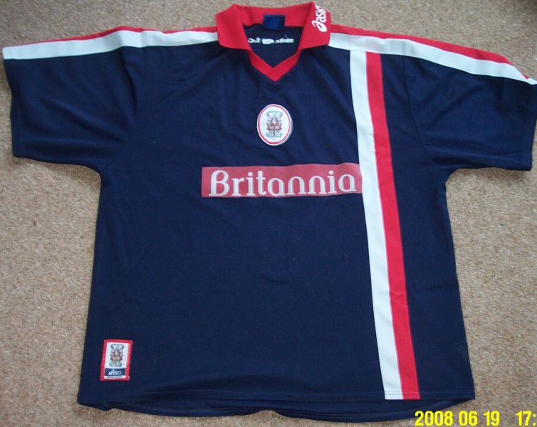 maillot équipe de stoke city fc exterieur 1999-2001 rétro