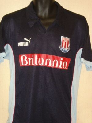 maillot équipe de stoke city fc exterieur 2003-2004 rétro