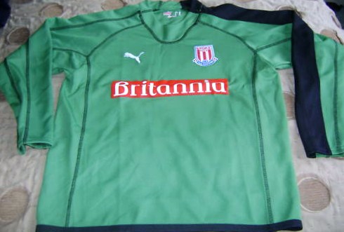 maillot équipe de stoke city fc gardien 2005-2006 rétro