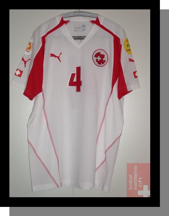 maillot équipe de suisse exterieur 2004-2006 rétro