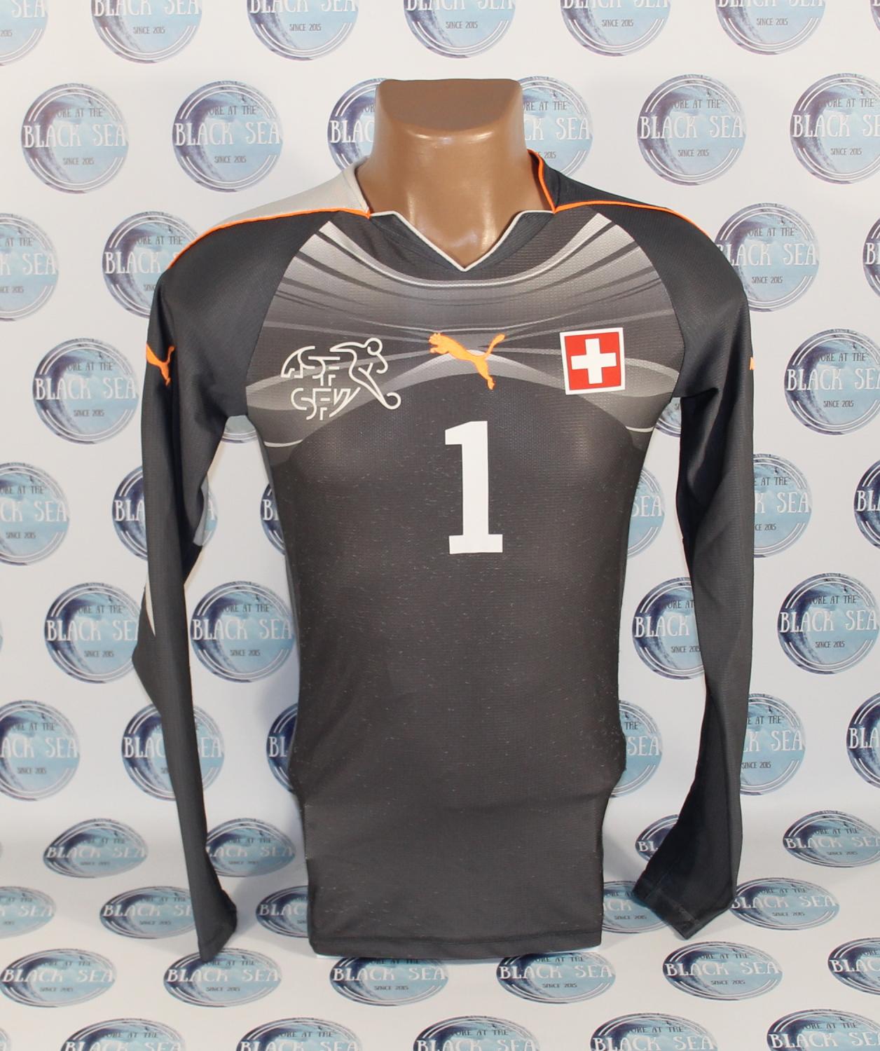 maillot équipe de suisse gardien 2010-2011 rétro