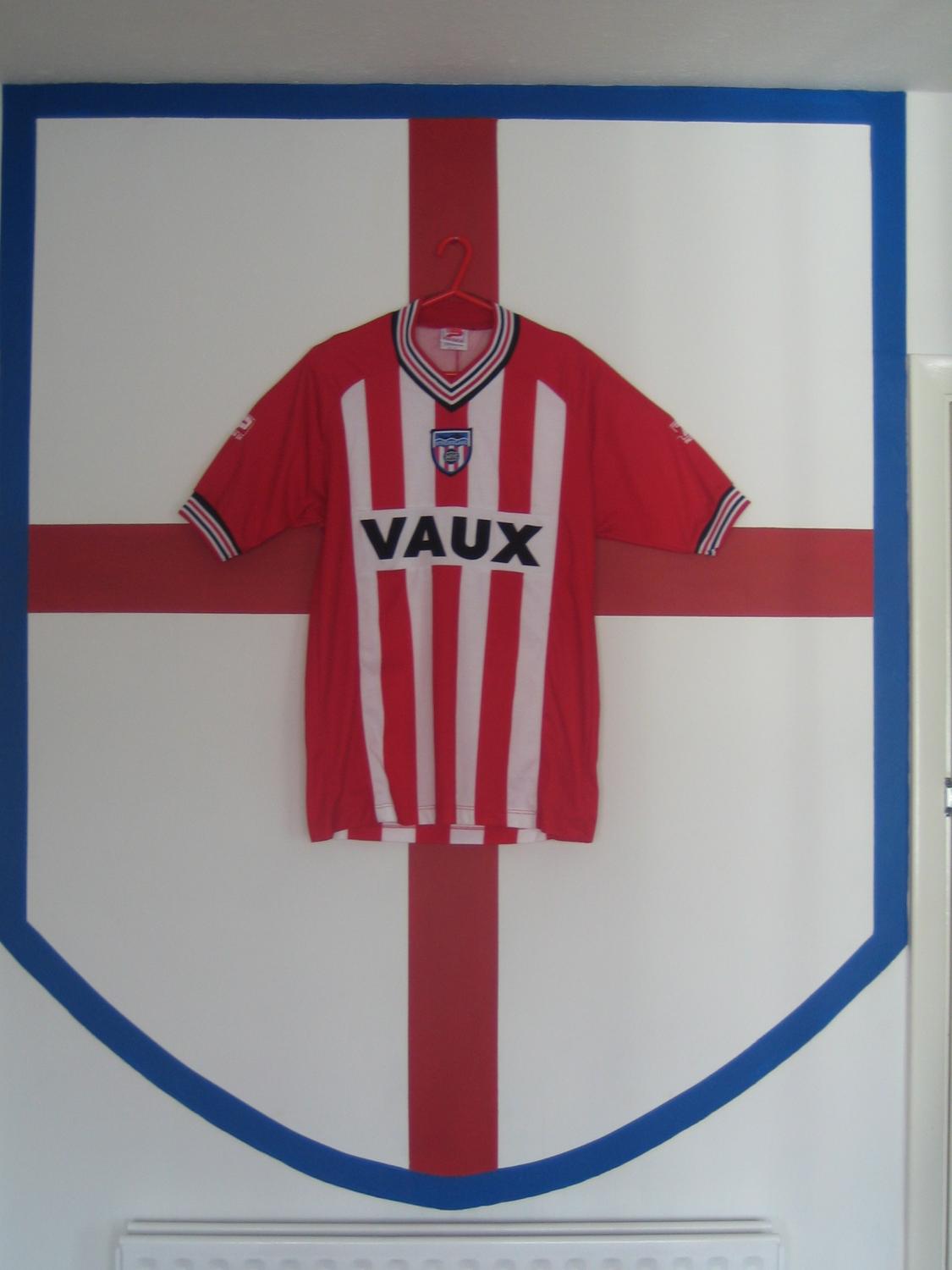 maillot équipe de sunderland afc domicile 1986-1988 rétro