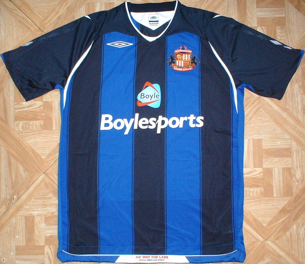 maillot équipe de sunderland afc exterieur 2008-2009 pas cher