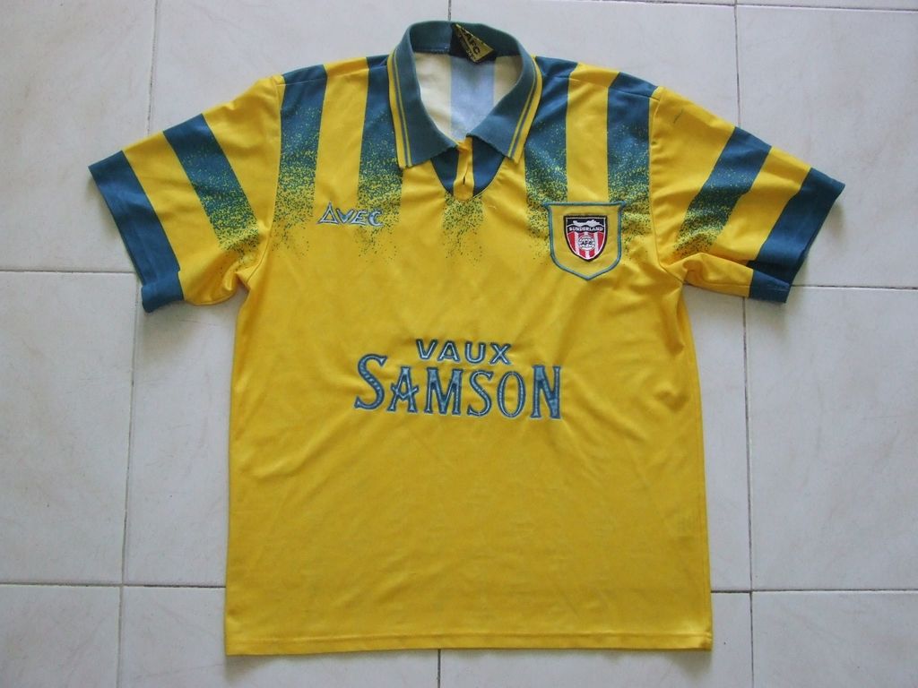 maillot équipe de sunderland afc third 1995-1997 rétro