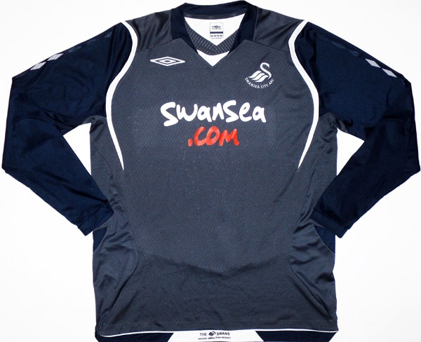 maillot équipe de swansea afc exterieur 2008-2009 rétro