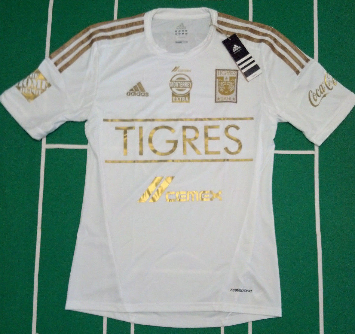 maillot équipe de tigres uanl third 2014-2015 rétro