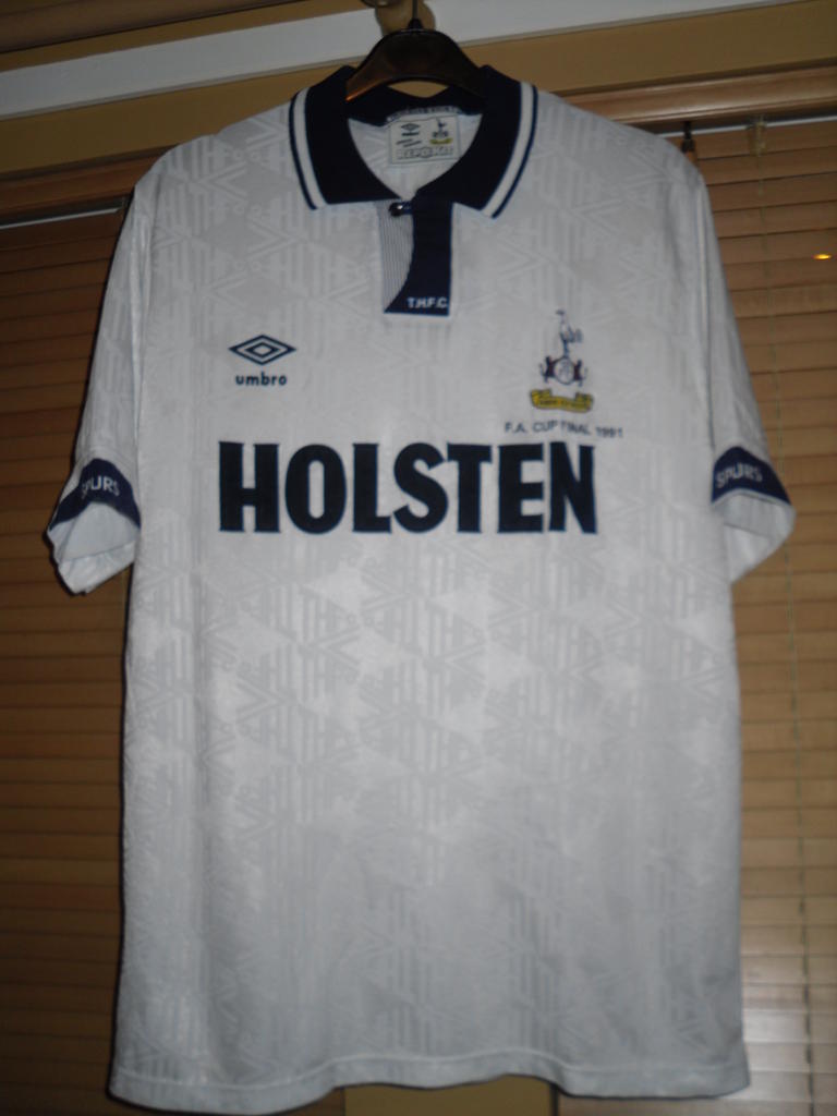 maillot équipe de tottenham hotspur domicile 1991-1993 rétro