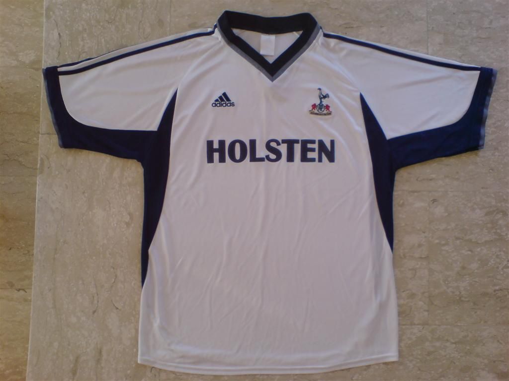 maillot équipe de tottenham hotspur domicile 2001-2002 rétro