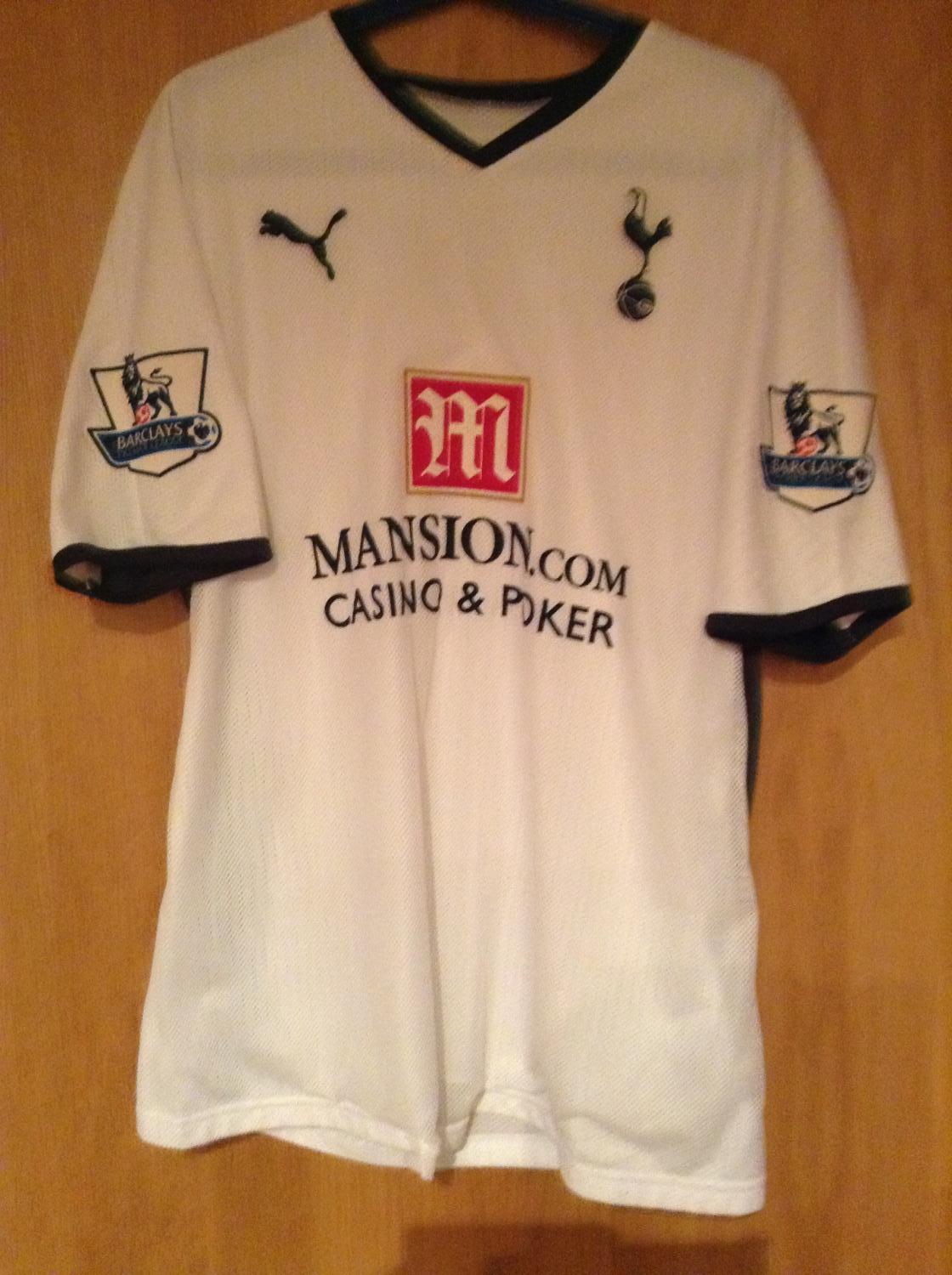 maillot équipe de tottenham hotspur domicile 2008-2009 rétro