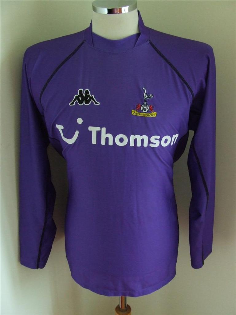 maillot équipe de tottenham hotspur gardien 2002-2004 rétro