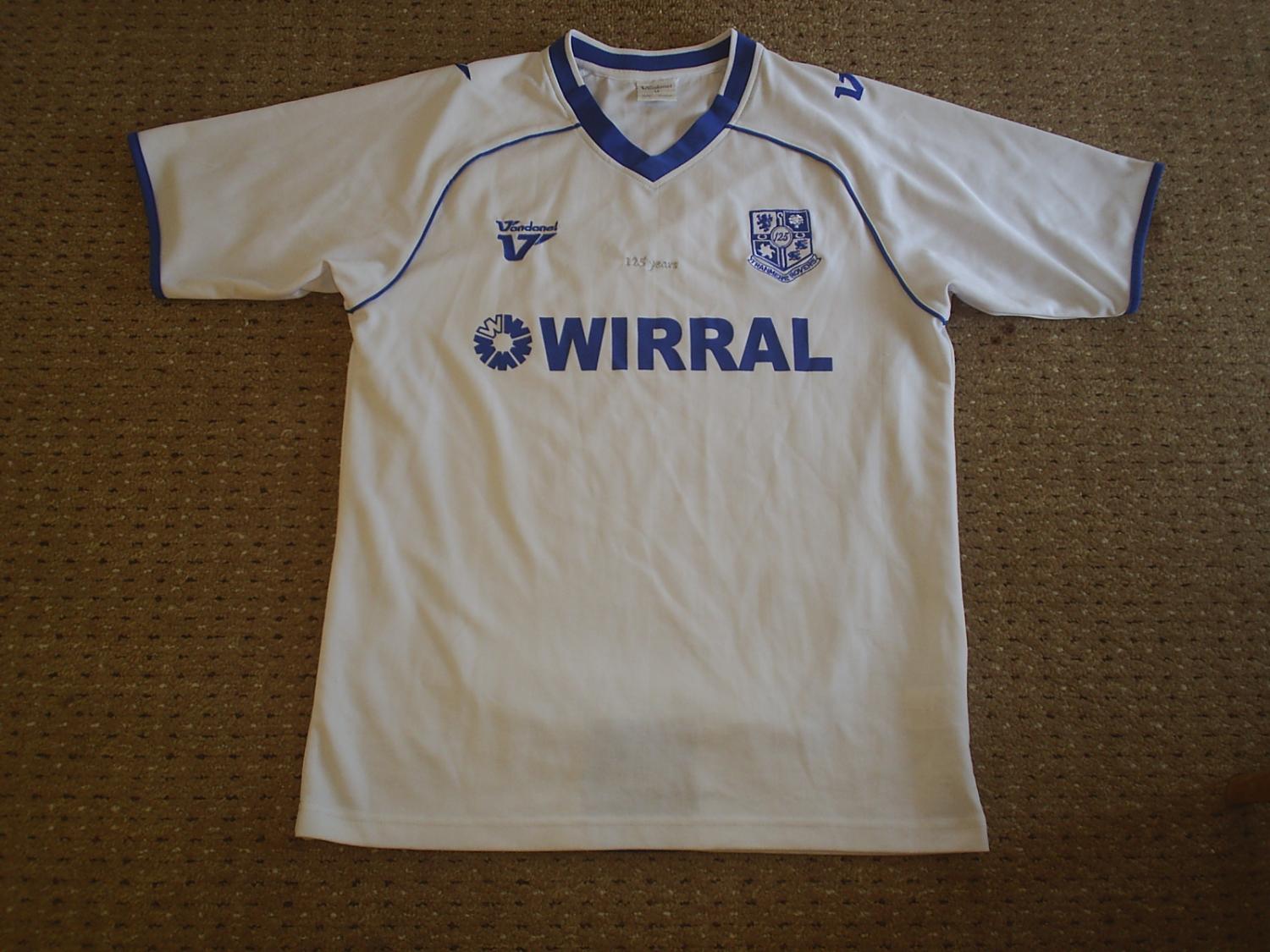 maillot équipe de tranmere rovers fc domicile 2009-2010 pas cher