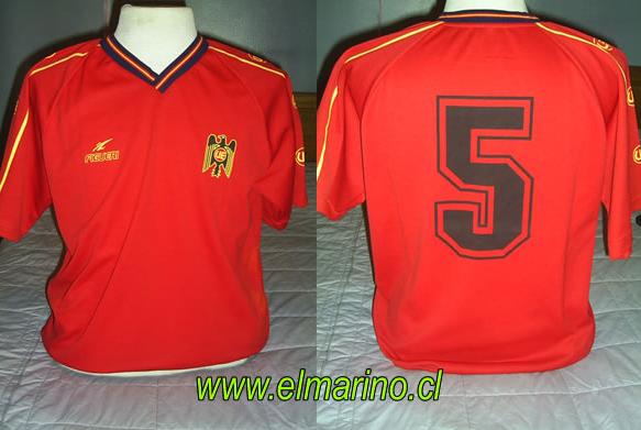 maillot équipe de unión española domicile 2004-2005 rétro