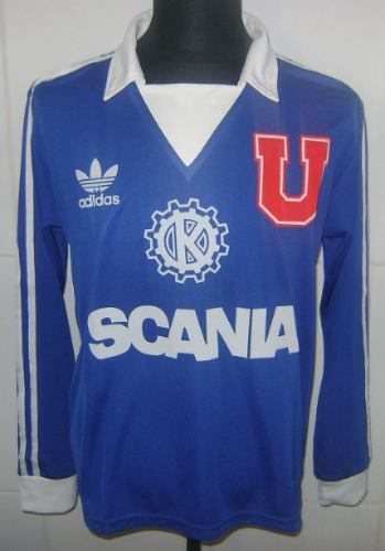 maillot équipe de universidad de chile domicile 1990 rétro