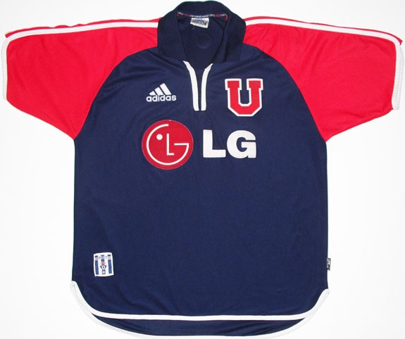 maillot équipe de universidad de chile domicile 2001-2002 rétro