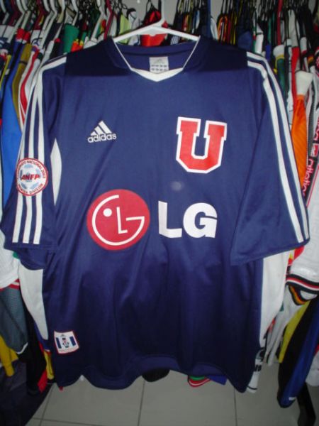 maillot équipe de universidad de chile domicile 2003-2004 rétro