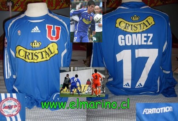 maillot équipe de universidad de chile domicile 2006 pas cher