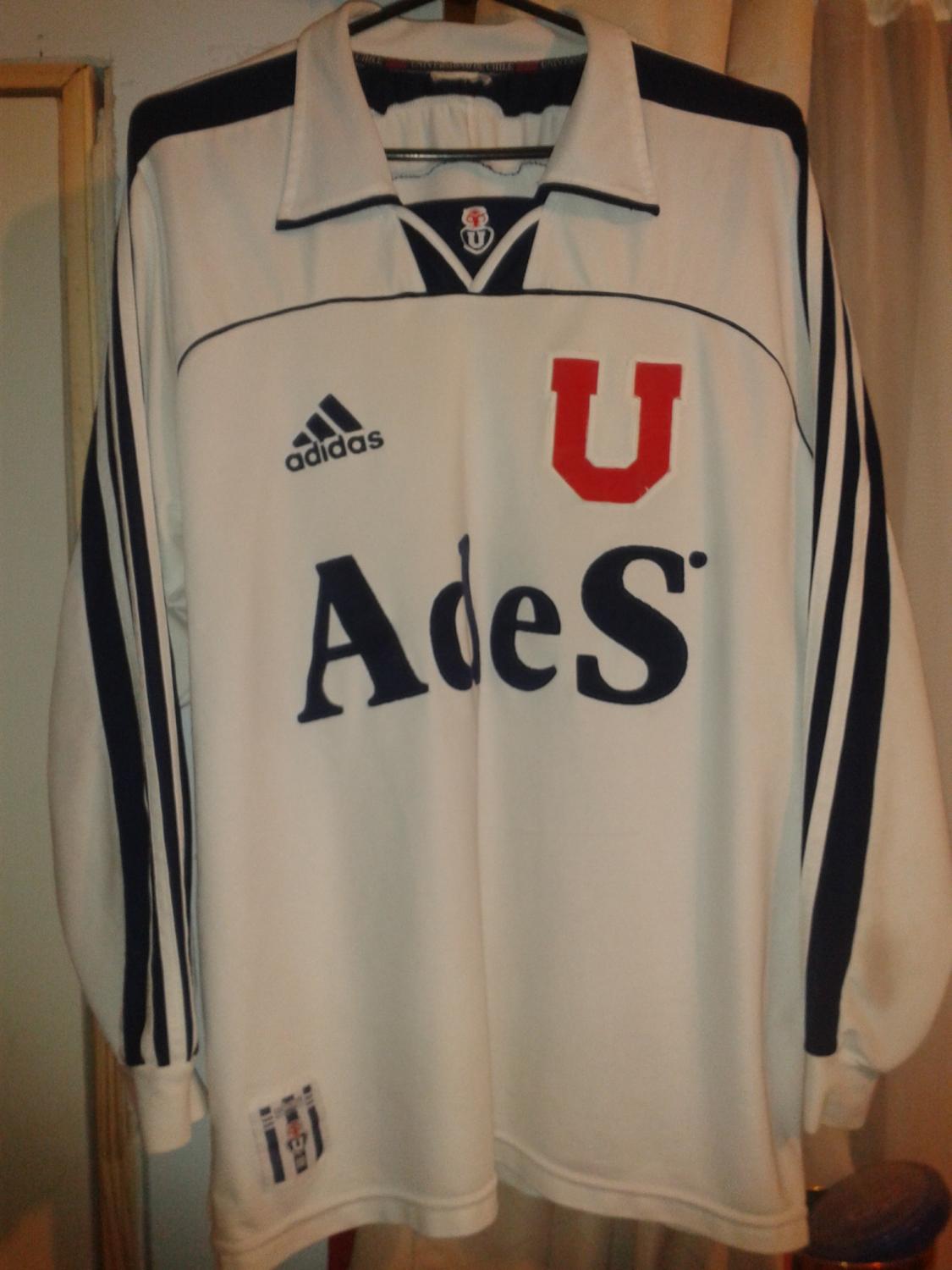 maillot équipe de universidad de chile exterieur 1999-2000 rétro