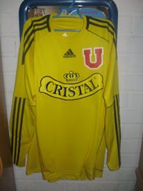 maillot équipe de universidad de chile gardien 2004 rétro